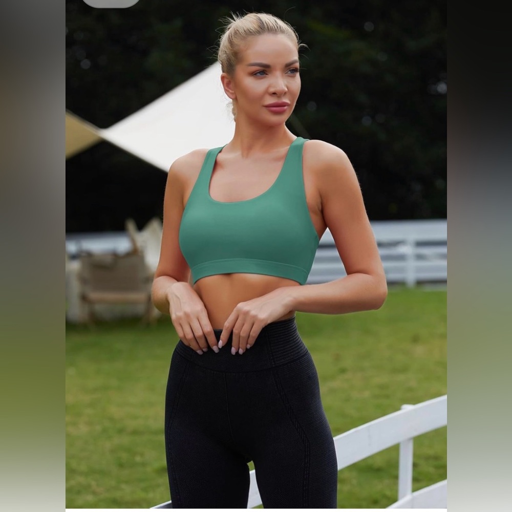 Emerald Green Sports Bra for Women